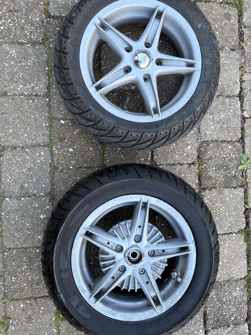 Piaggio Hexagon LX velgenset grote trommel