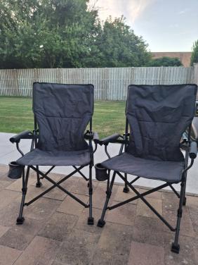 2 stuks travelmore campingstoelen