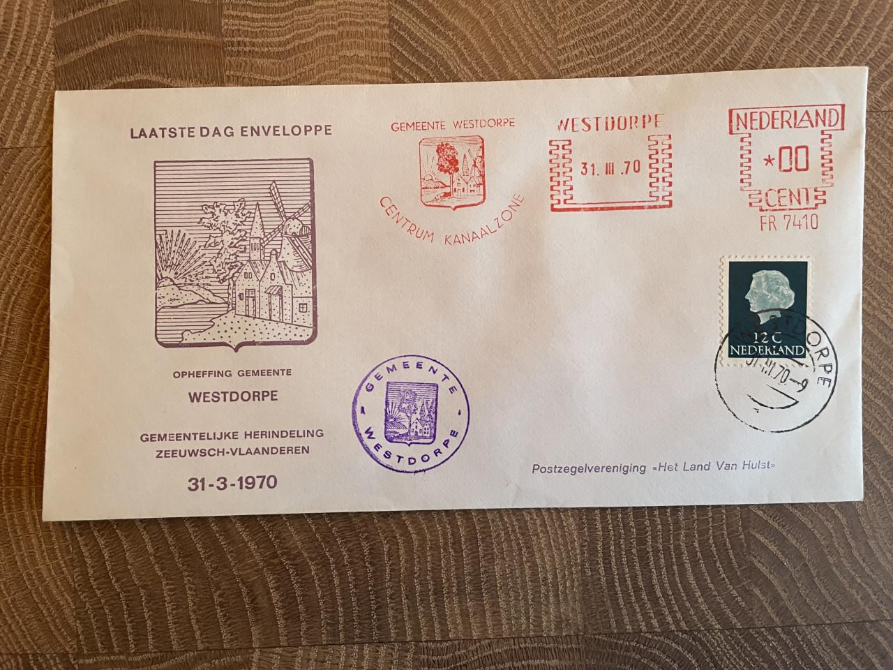 Set laatste dag enveloppen Zeeuws-Vlaanderen