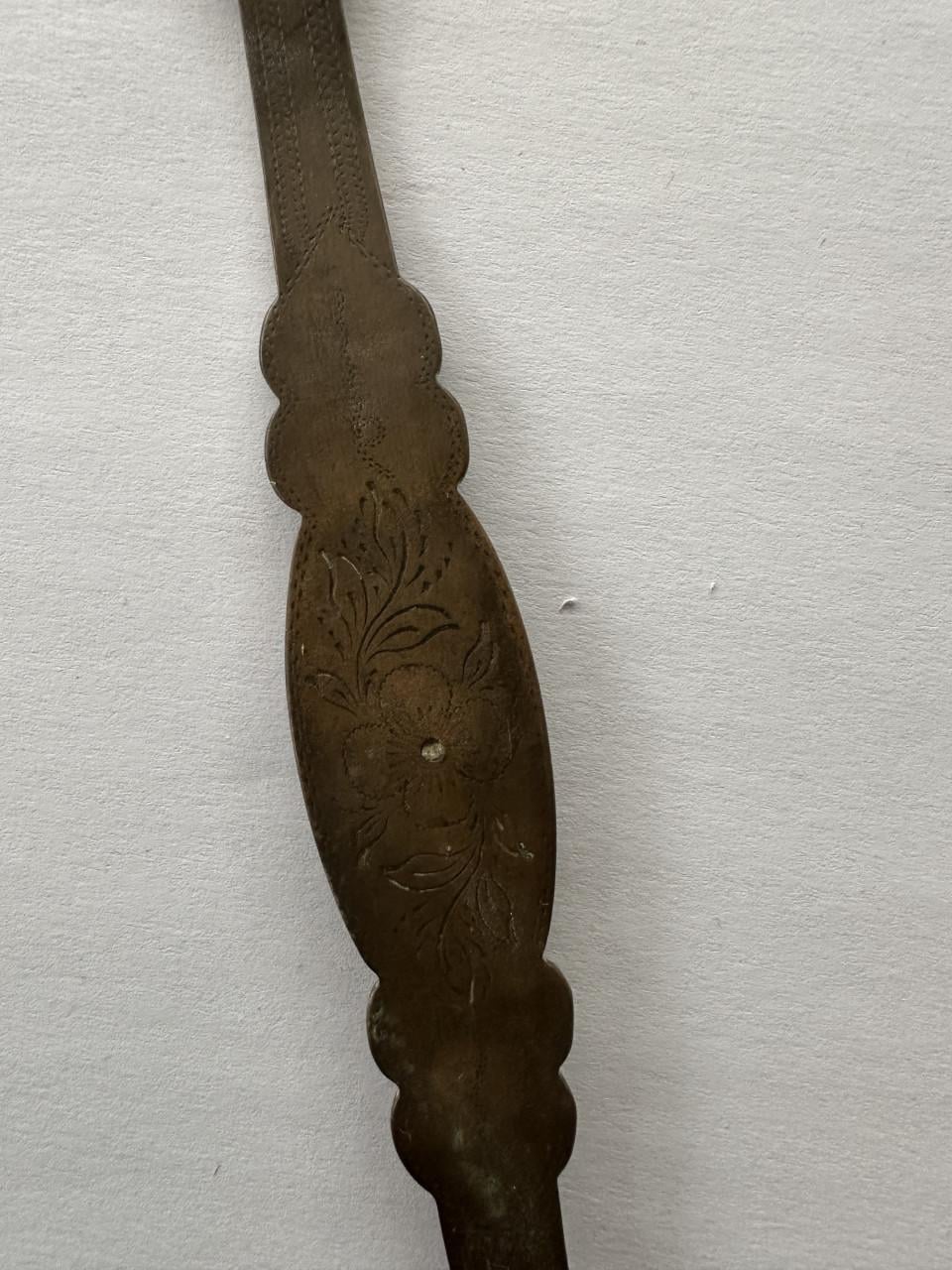 Antiek onderdeel pijpenrek ca 30 cm lang