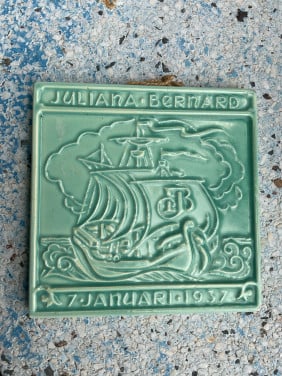 Juliana - Bernard 1937 tegel
