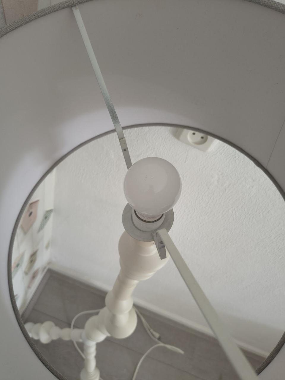 Unieke vintage IKEA lamp 18190 wit. Collectors item lamp.
