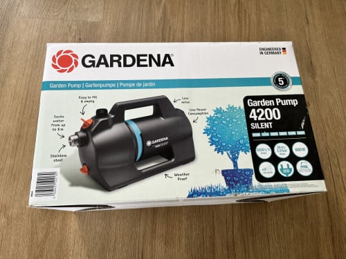 Gardena tuinpomp 4200 Silent incl. aanzuiggarnituur