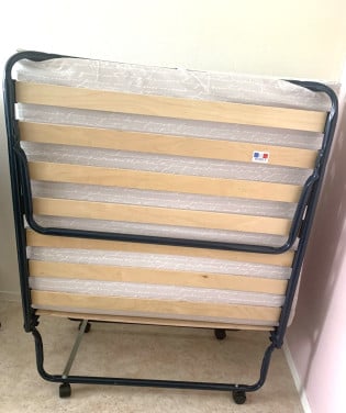 Luxe vouwbed van Troonz 90x200cm z.g.a.n