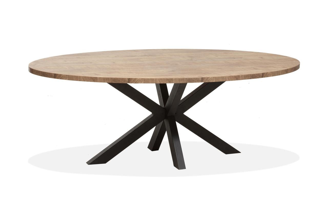 OVALE TAFEL IN DIVERSE MATEN, ONDERHOUDSVRIJ