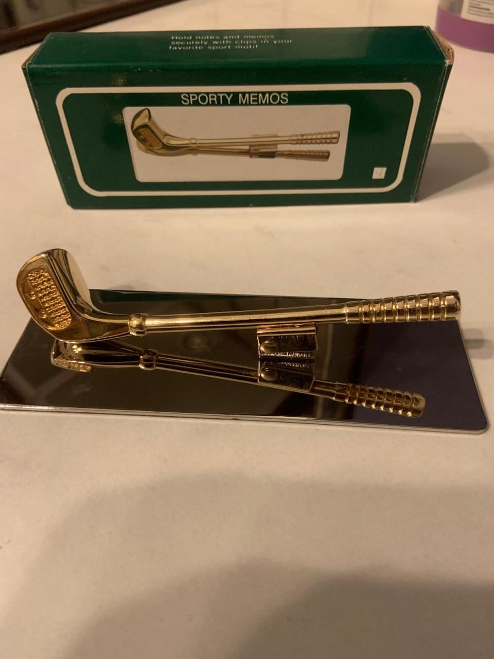 Te koop; golf golfclub sproty memos memo papierhouder surprise zeldzaam