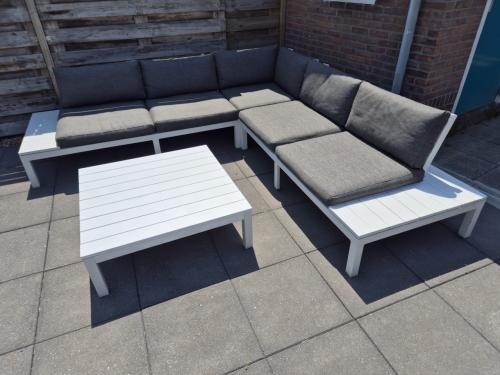 Aluminium Loungeset 272 x 272 cm (Bezorging mogelijk)