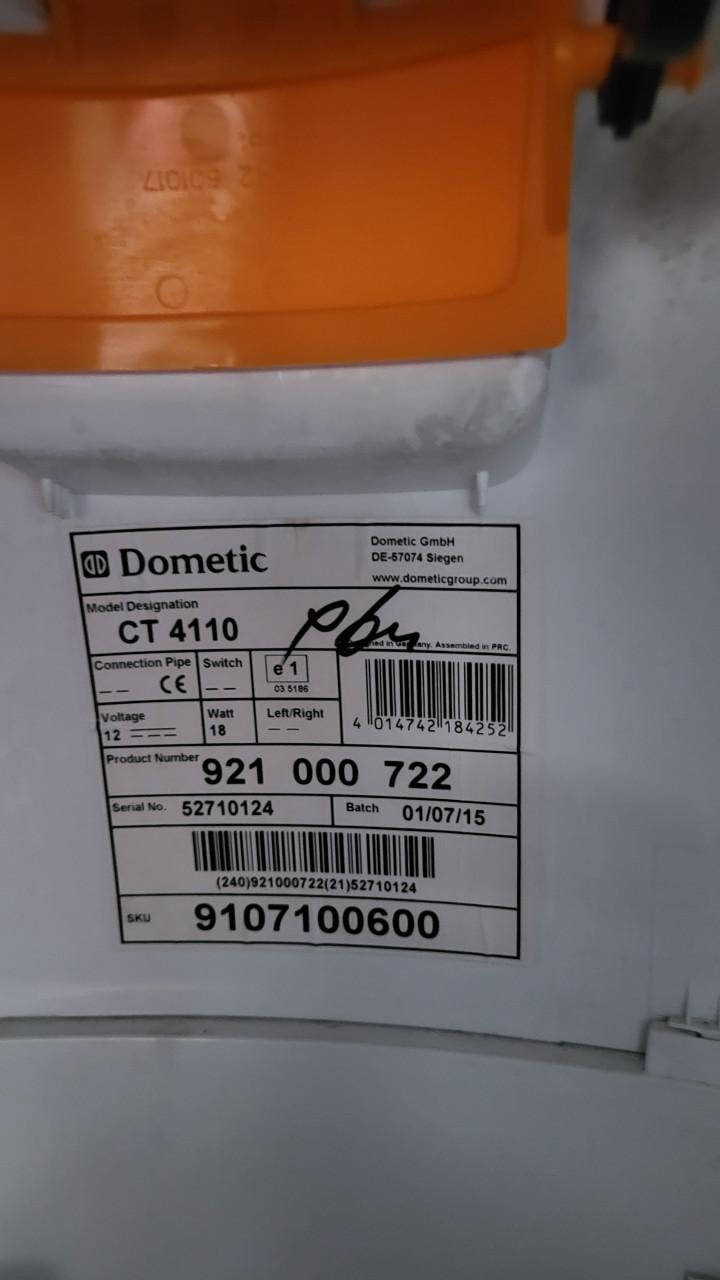 Inbouw toilet Camper/Caravan