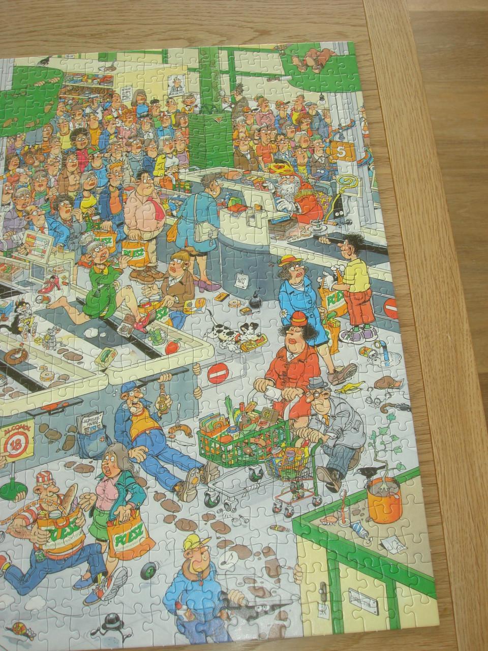 Te koop Complete Jan van Haasteren puzzel Poiesz supermarkt 1000 stukjes