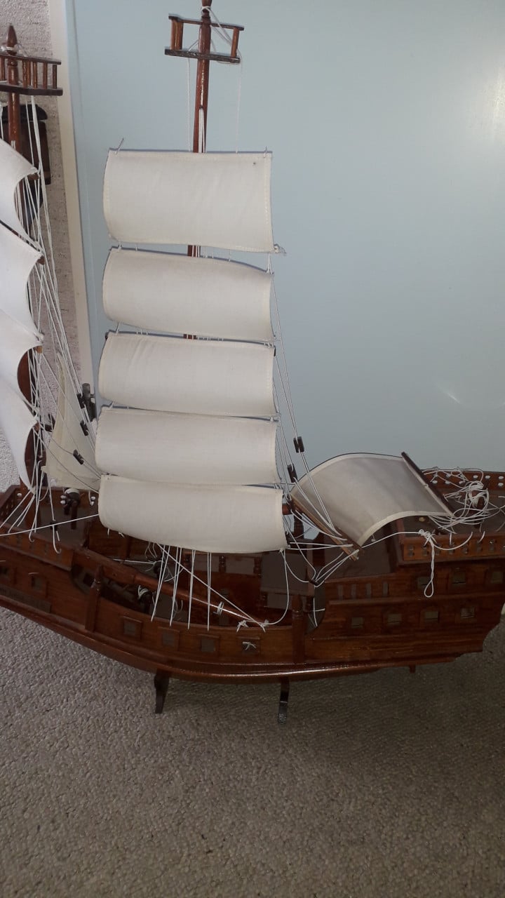 Grotere model zeilboot