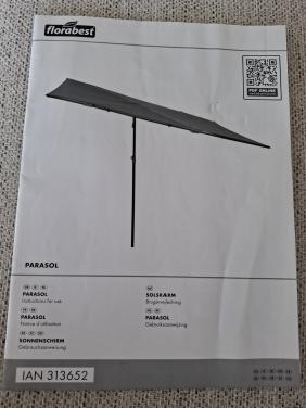 Parasol 210 x 150 cm