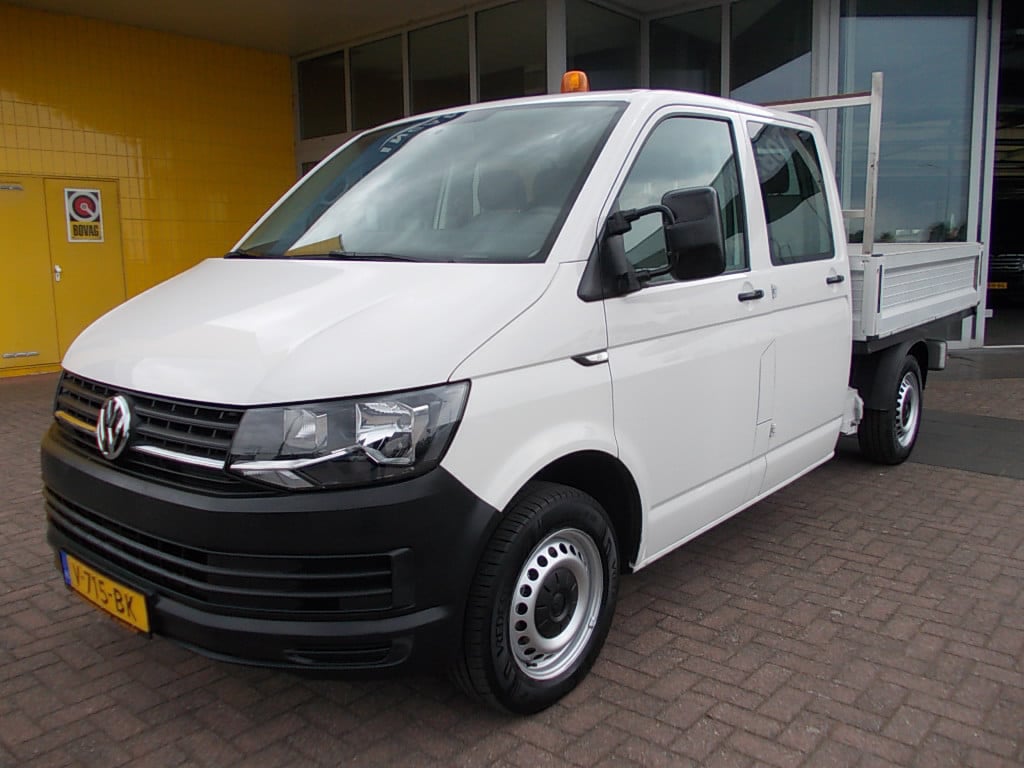 Volkswagen Transporter 2.0 tdi l2h1 dc pick-up, kipper, open laadbak