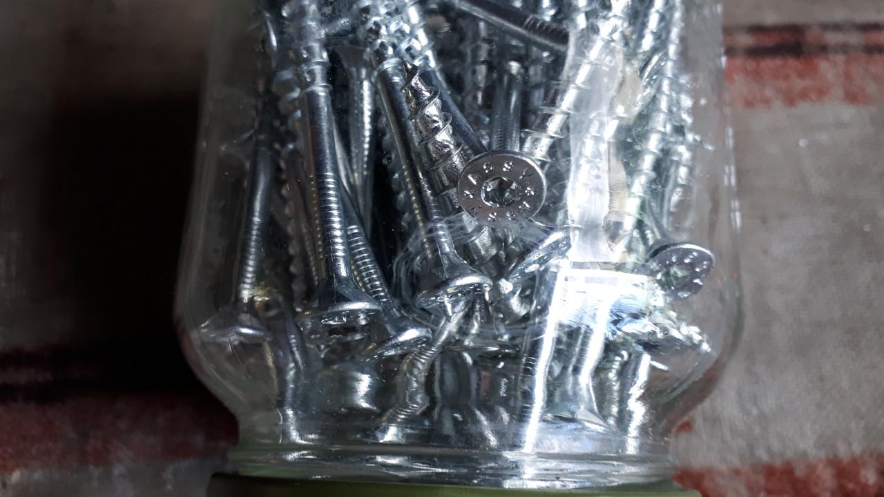 100 st Schroeven 5x70 staal verzinkt