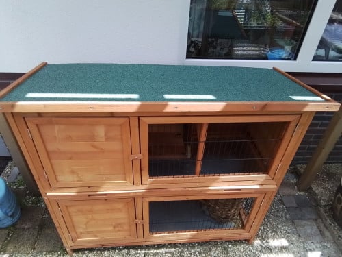 Te koop konijnenhok zgan