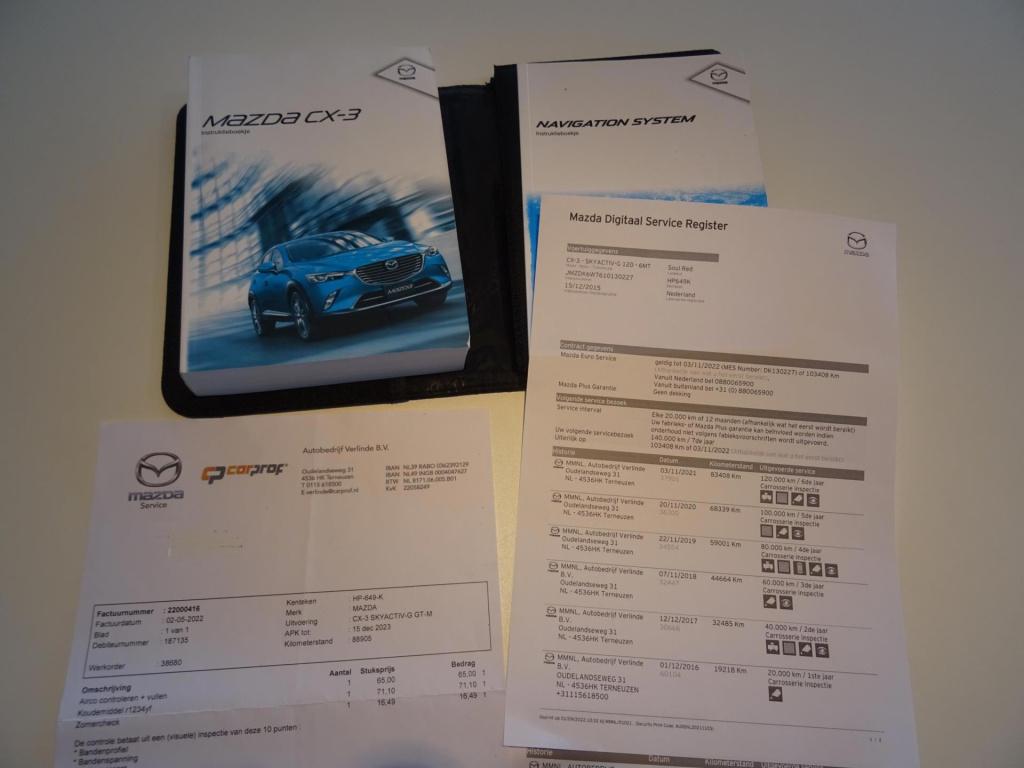 Mazda Cx-3 2.0 skyactiv-g 120 gt-m|trekhaak|rijklaar