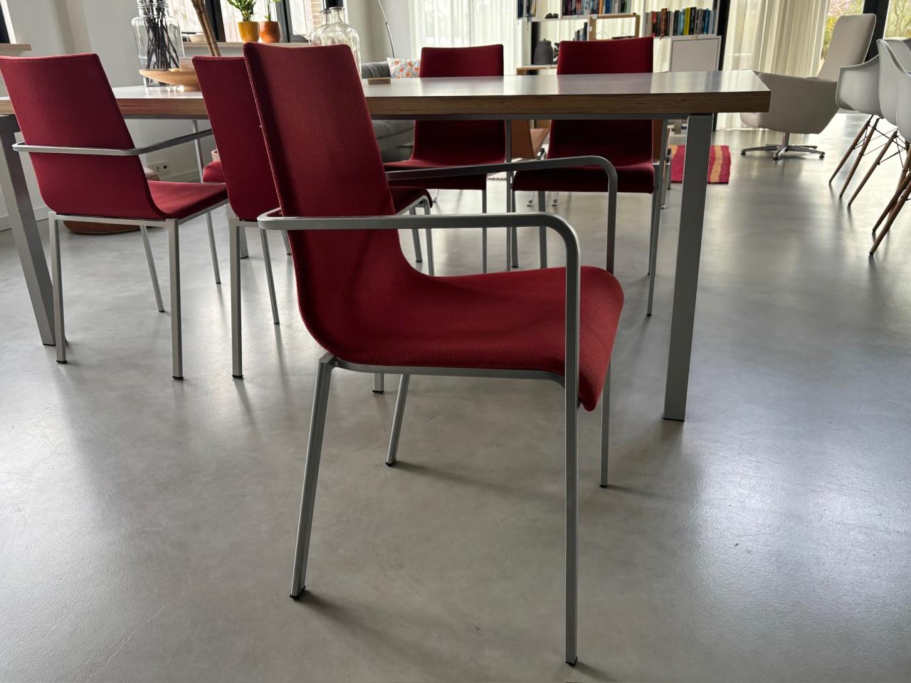 Design eetkamerstoelen Ligne Roset 6 stuks