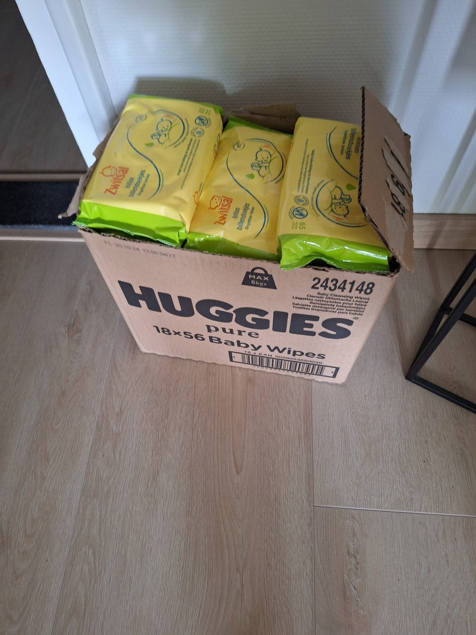 Zwitsal billendoekjes nieuw 22 pak