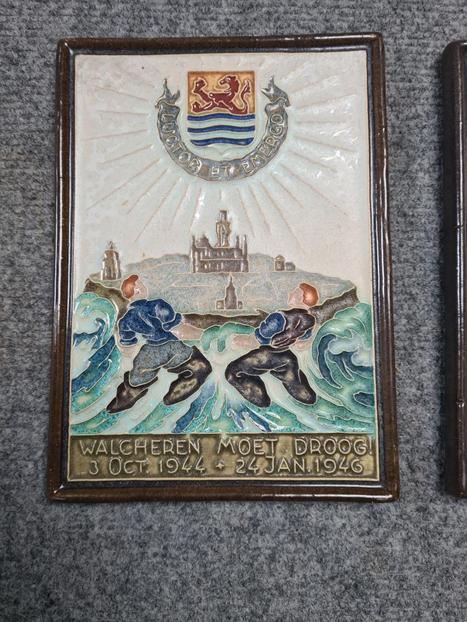 7 oude delftse bordjes