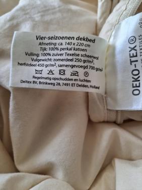 Novitesse dekbed  2x thuis of vakantiehuisje altijd handig