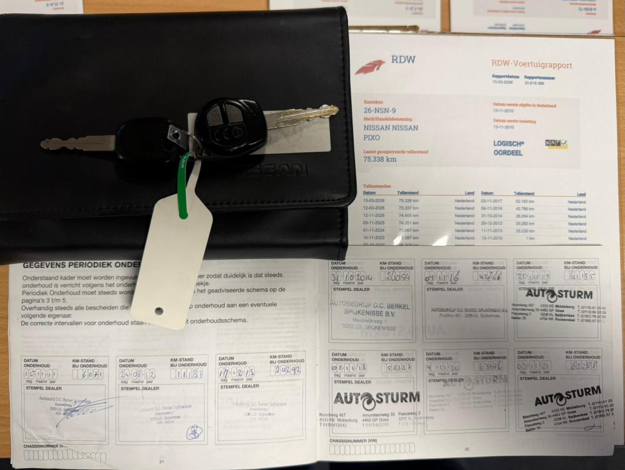 Nissan Pixo 1.0 Acenta Dealeronderhouden + Airco |75.000KM|N.A.P.|NL AUTO|