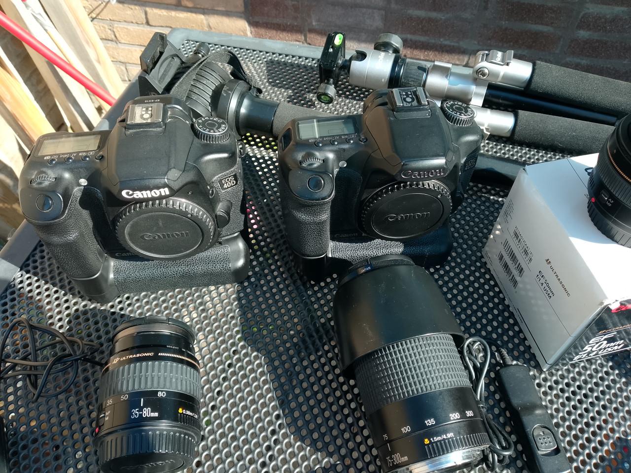 Te koop Canon 40d  zeer uitgebreid