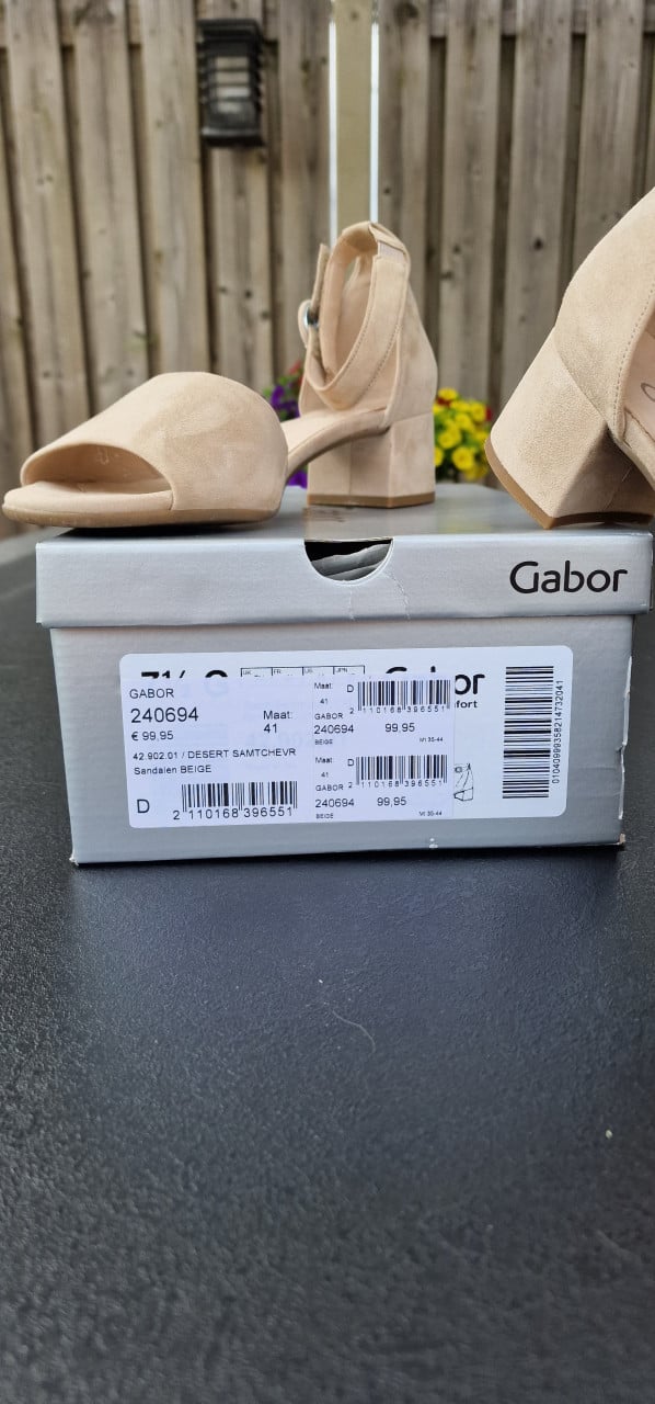 Sandalen met hak Gabor