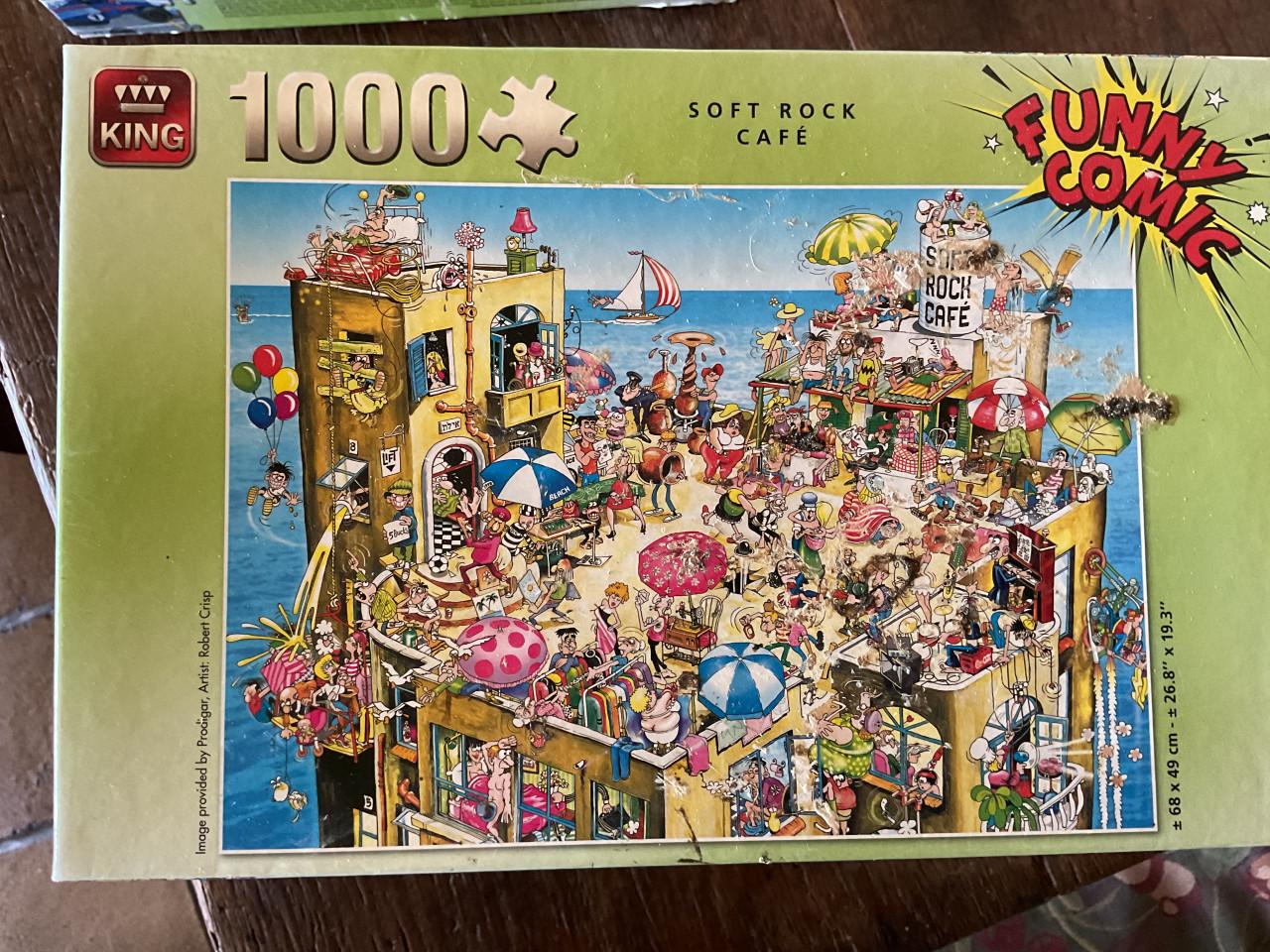Diverse puzzels 1000 stuks ( 4 st. )