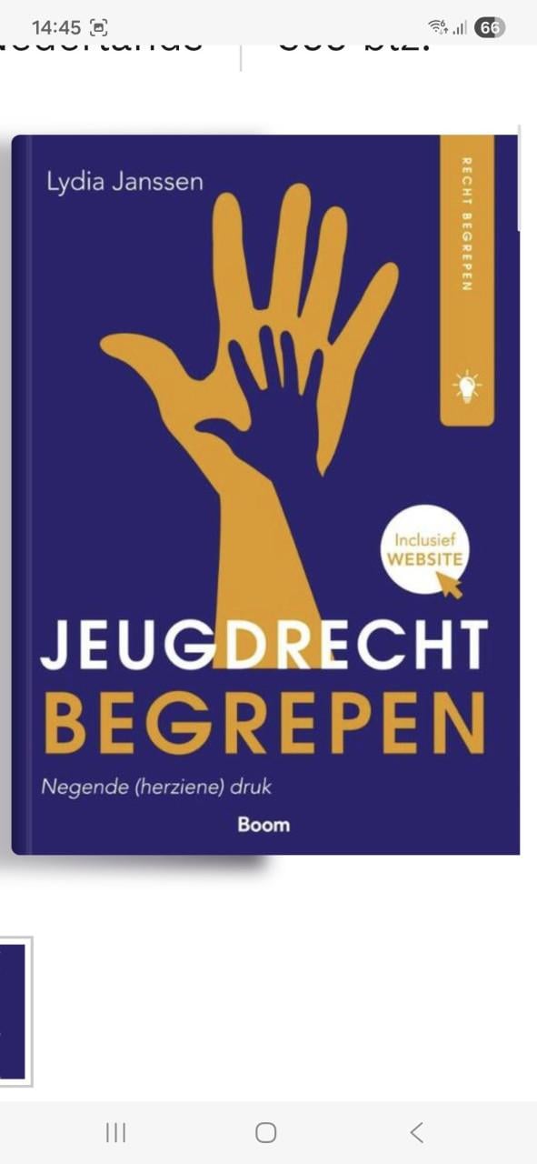 Jeugdrecht begrepen negende editie