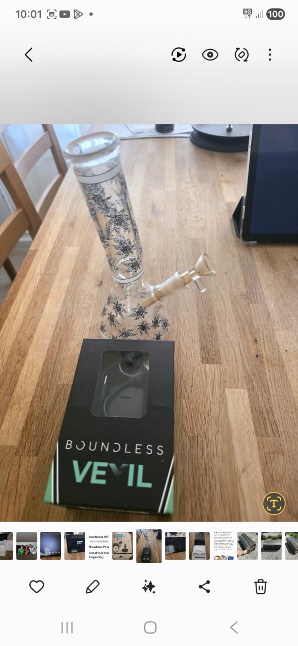 Waterpijp+Kleine Vaporizer