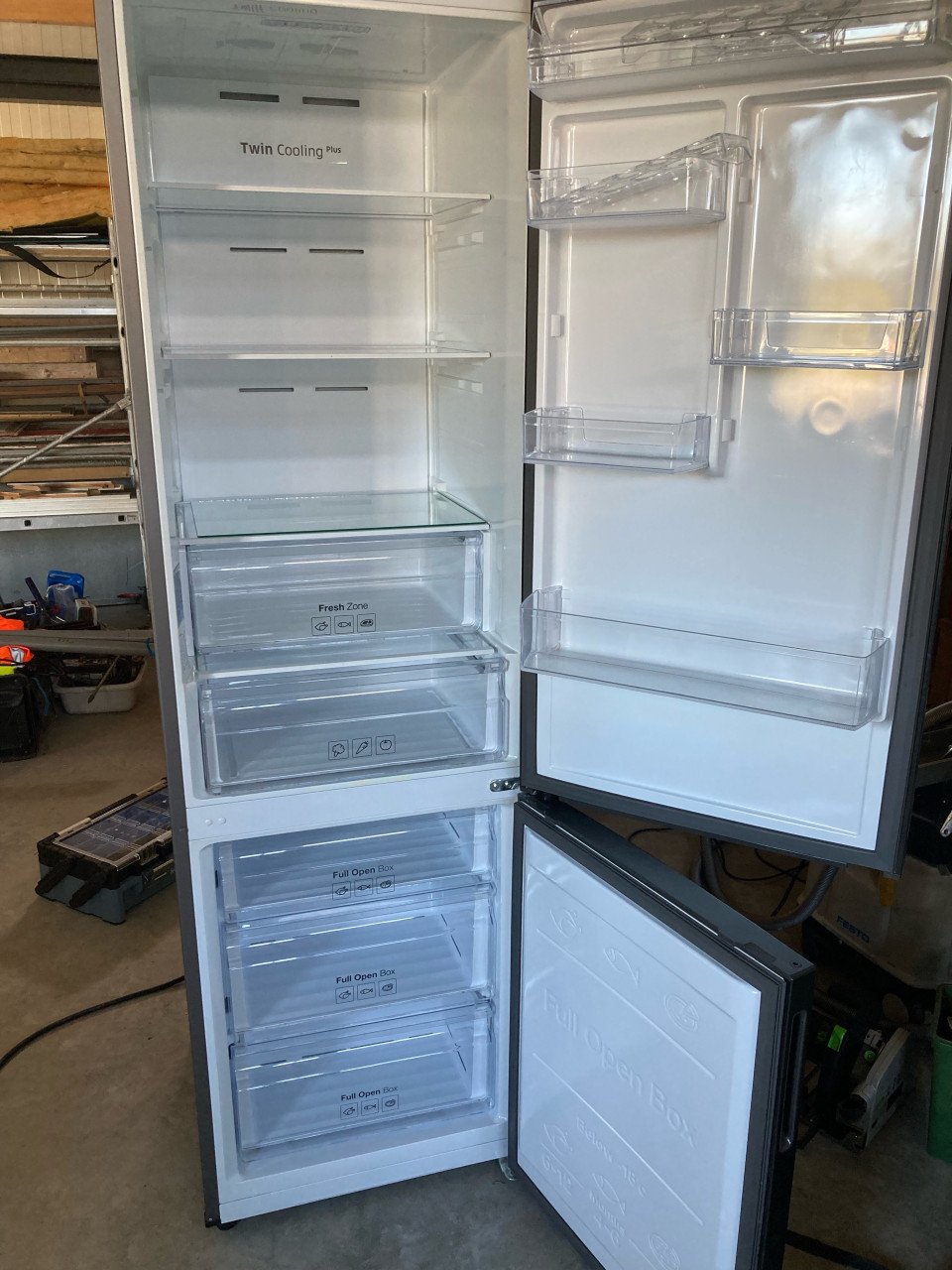 Samsung koel/vriescombi DEFECT 201cm hoog