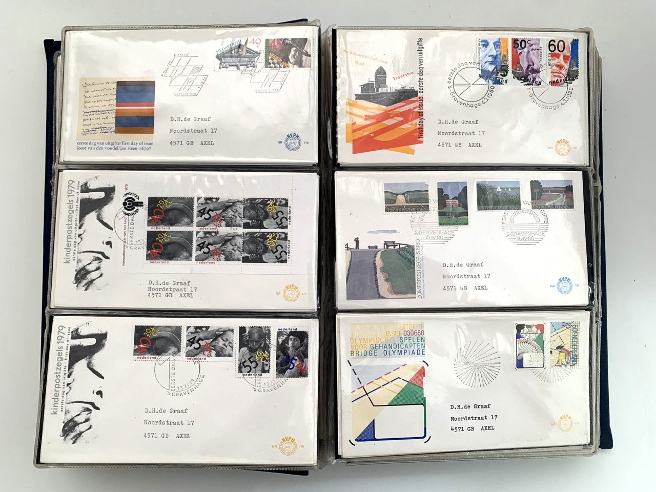 FDC Eerste dag enveloppen 1002 stuks