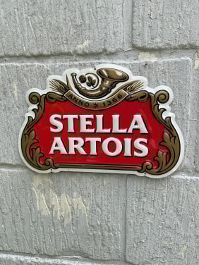 Stella Artois reclamebord