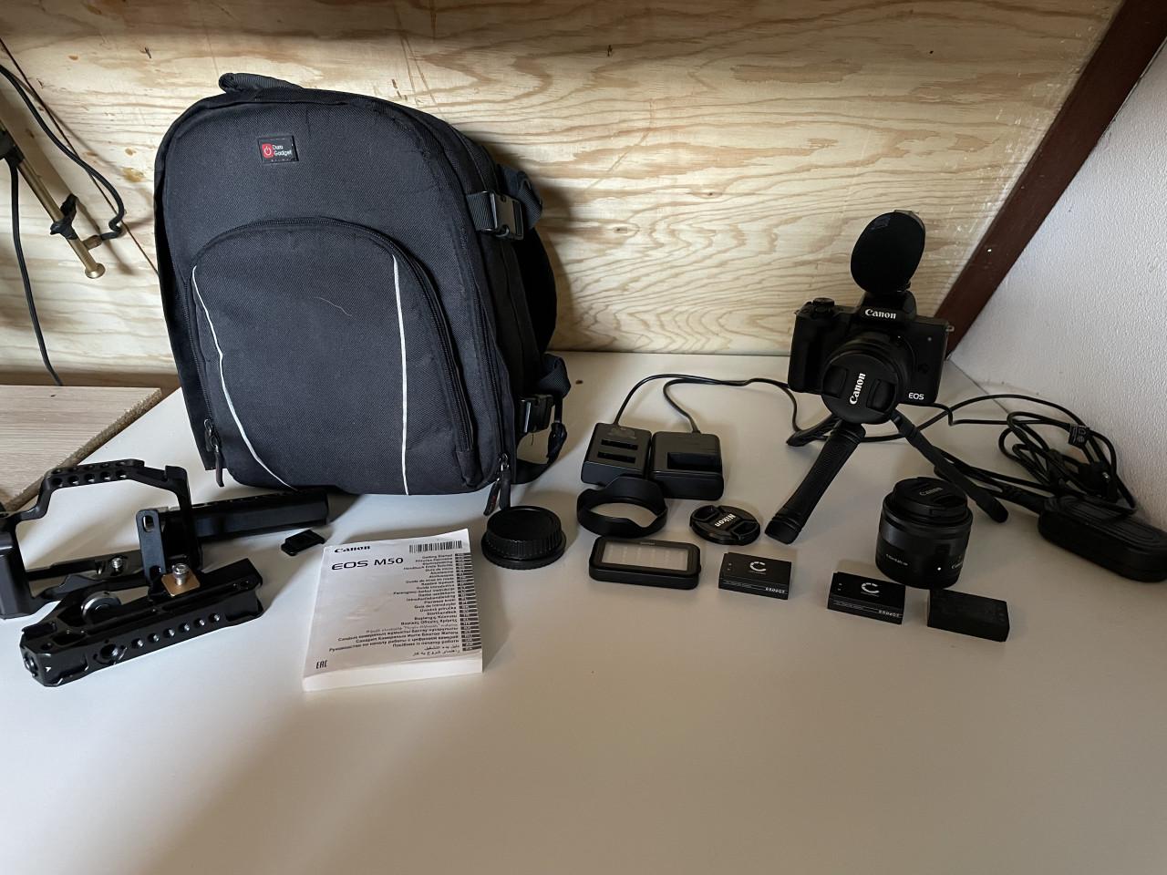 Canon EOS M50 Met Vele Extra's