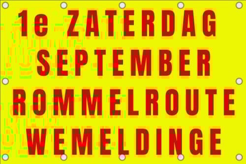 Mega rommelroute + 200 deelnemers Wemeldinge Zat. 6 Sept.