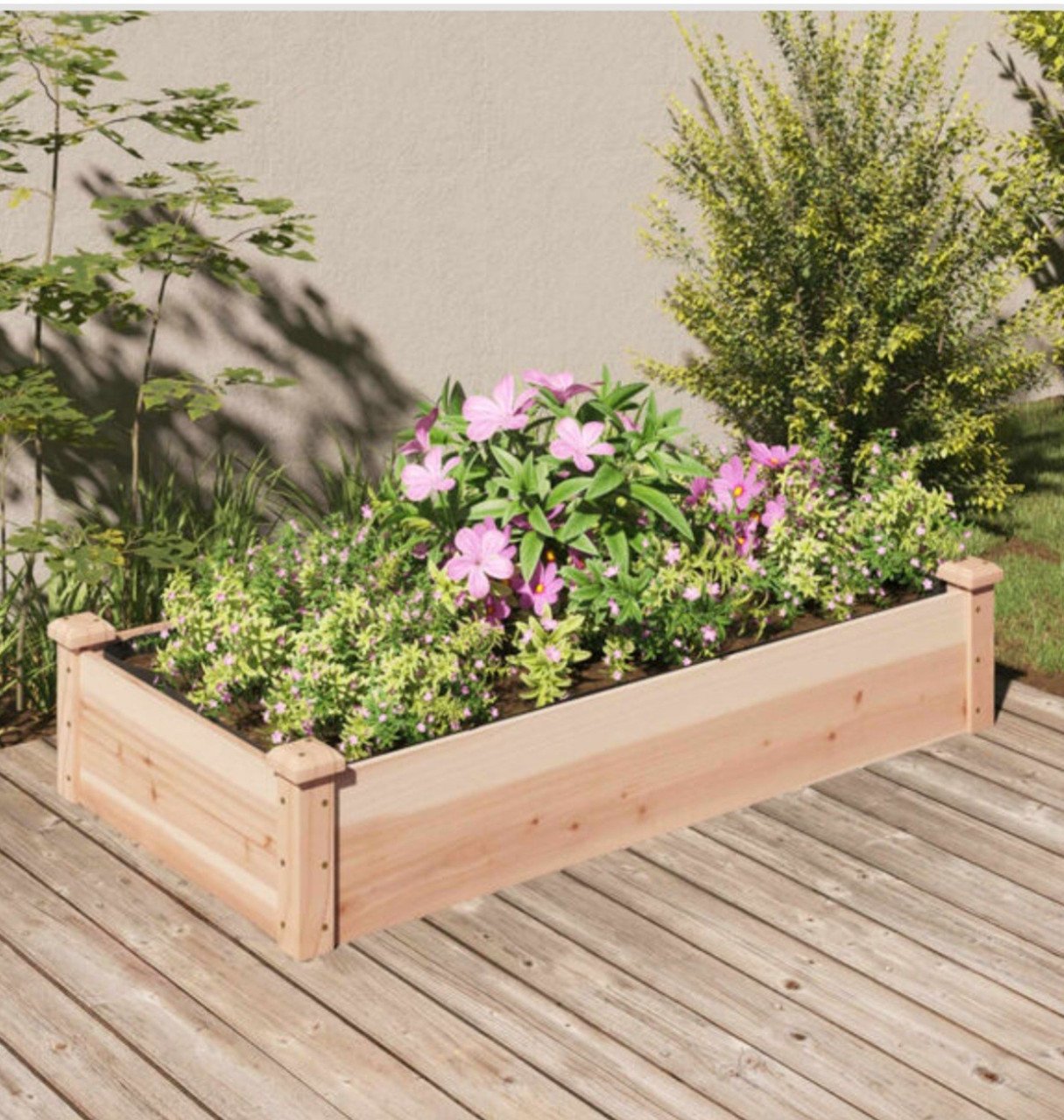 Plantenbak nieuw in doos 120x60x25