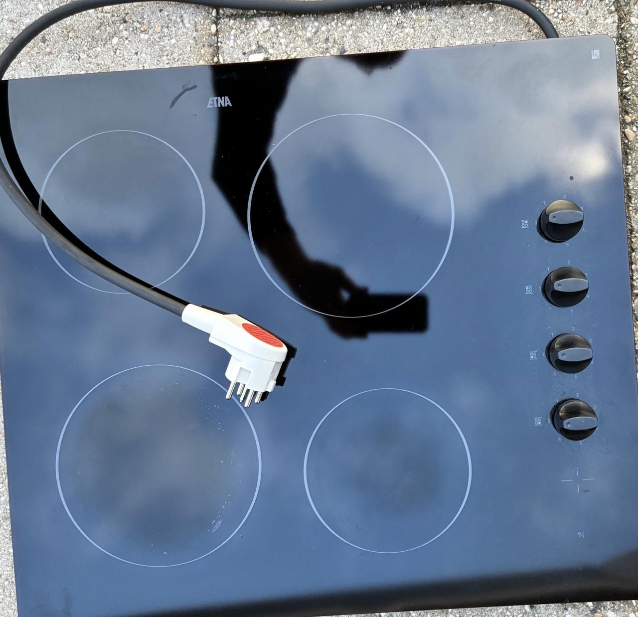 Keramische kookplaat vrijstaand