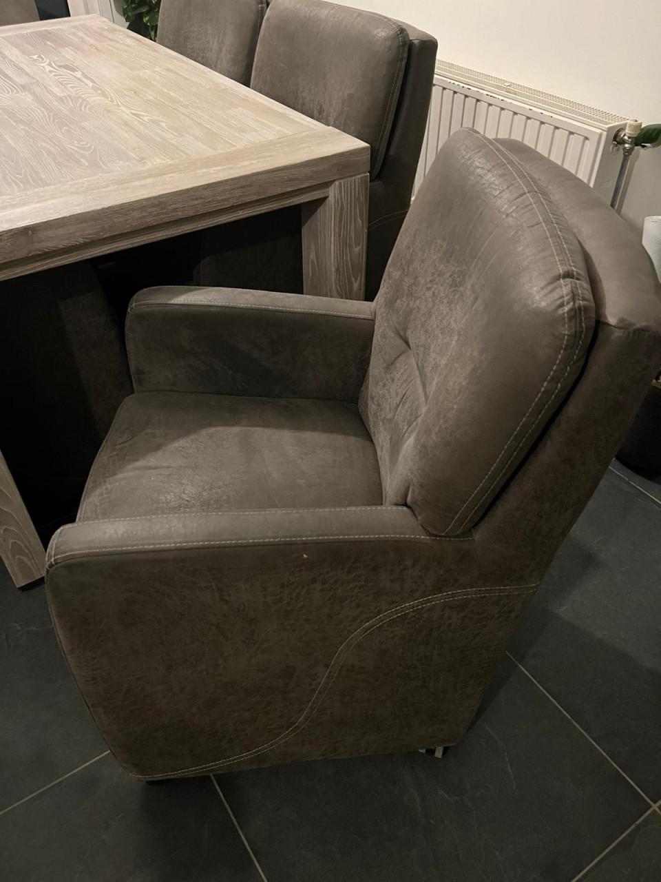 6 luxe eetkamer stoelen