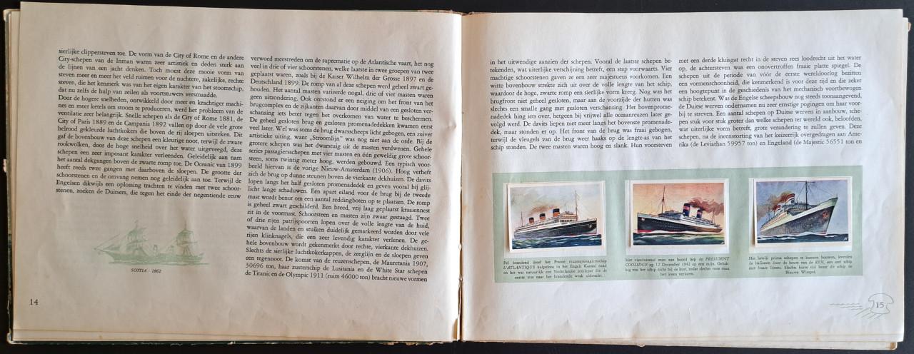 OCEAANREUZEN met Hooimeijer plakplaatjes compleet - 1953