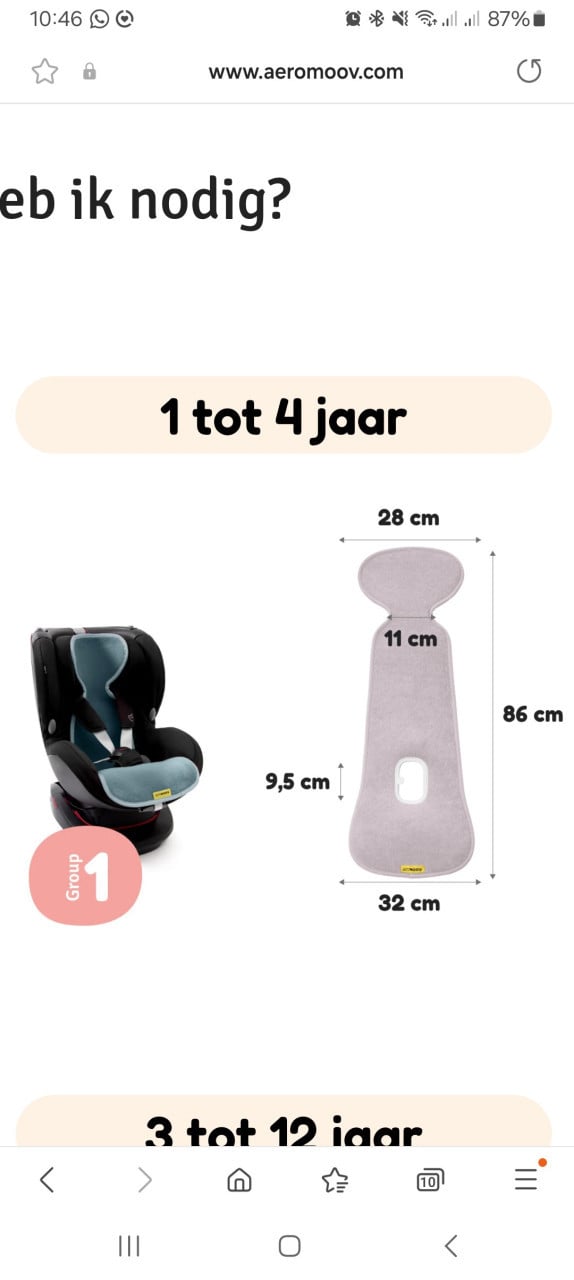 Aeromoov air layer groep 1