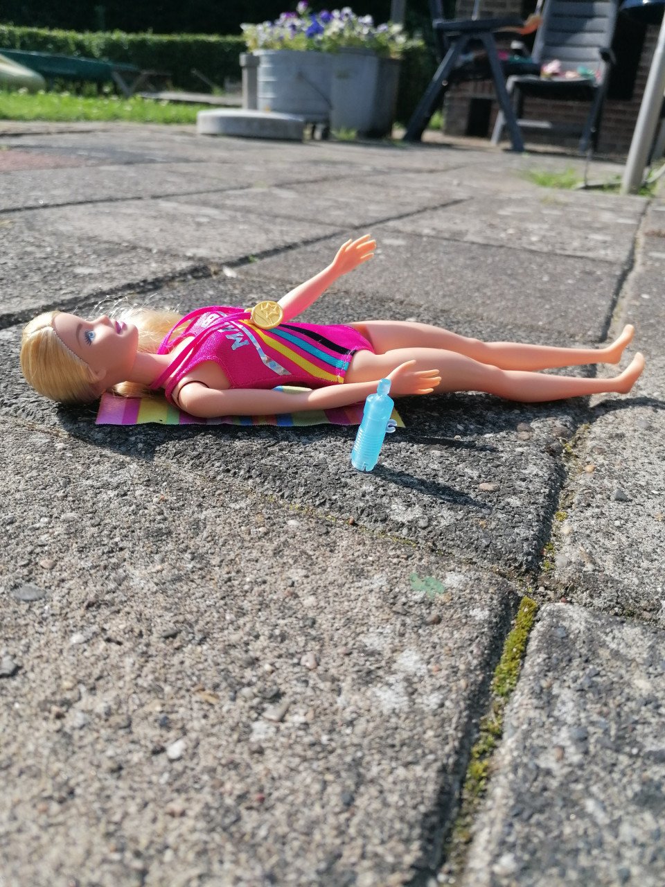 Barbie met duikplank