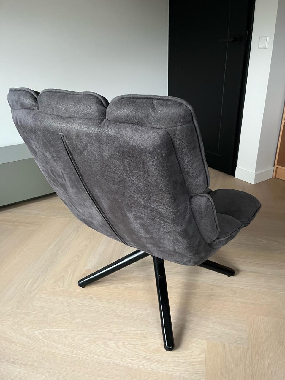 Fauteuil grijs draaistoel