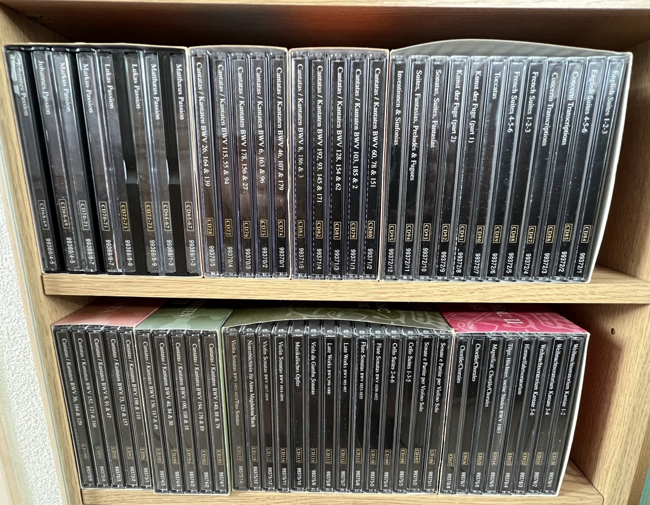 Complete werken JS Bach op cd