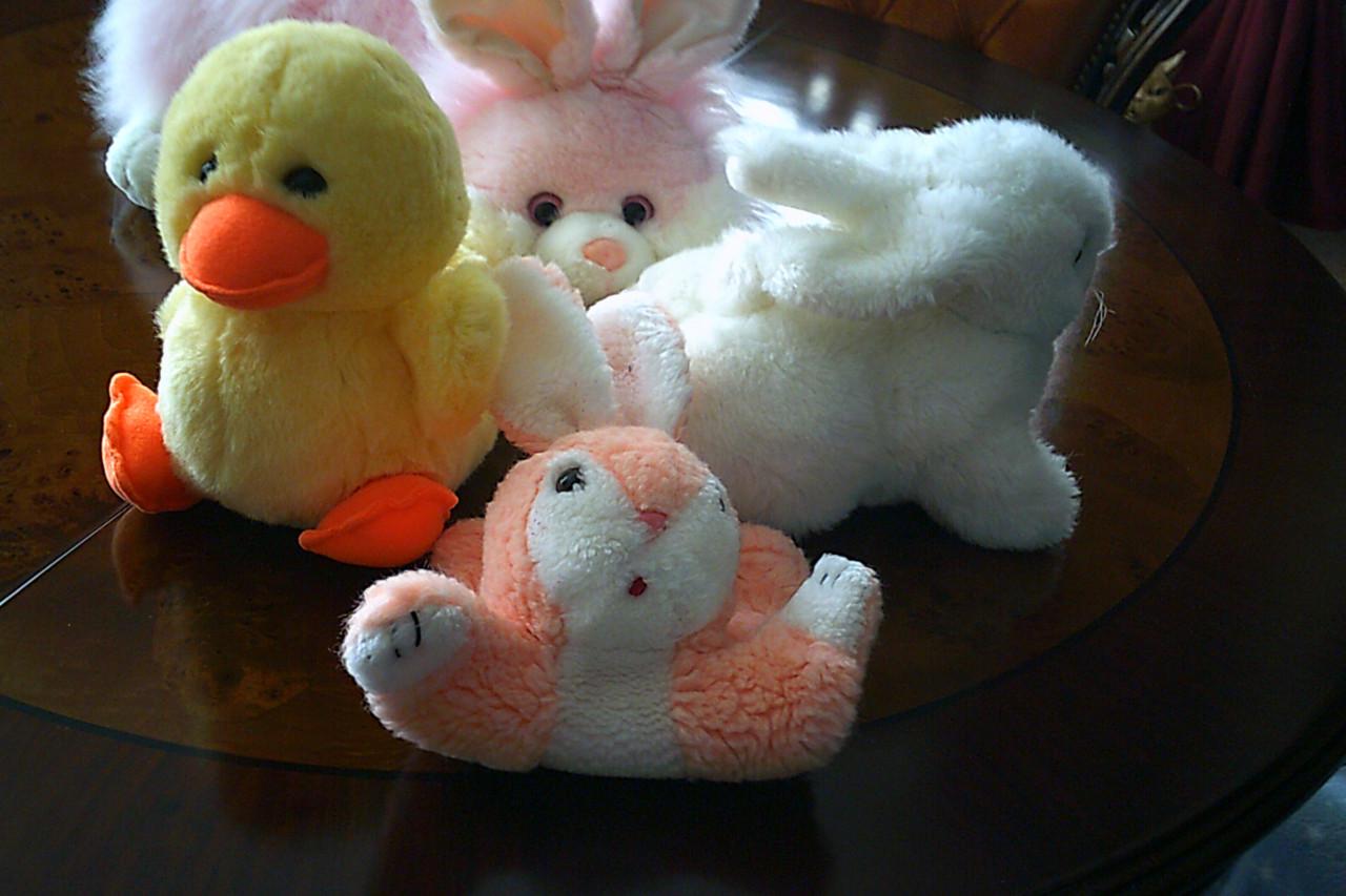 VIER leuke NIEUWE knuffels