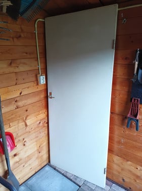 Binnendeur grijs