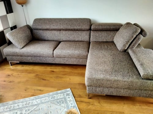 Montel bank met loungedeel hoek rechts