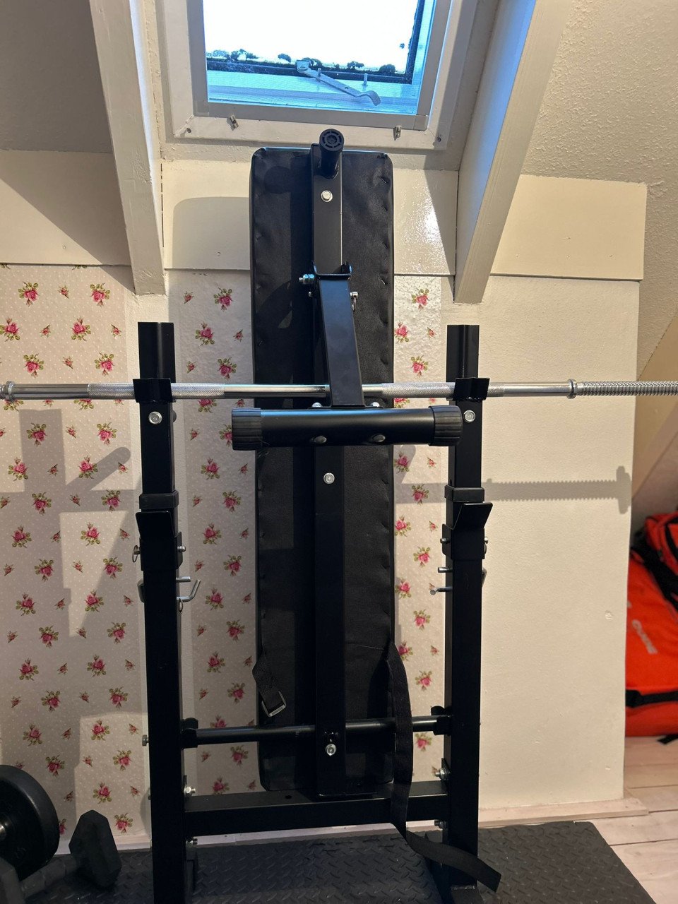 Halterbankje met toebehoren