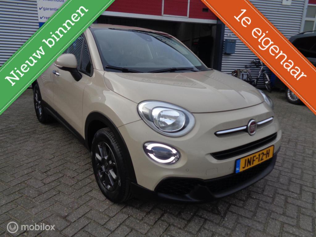 Fiat 500x 1.0 gse lounge/airco/key less/camera/pdc/lm velgen/1st eig/led