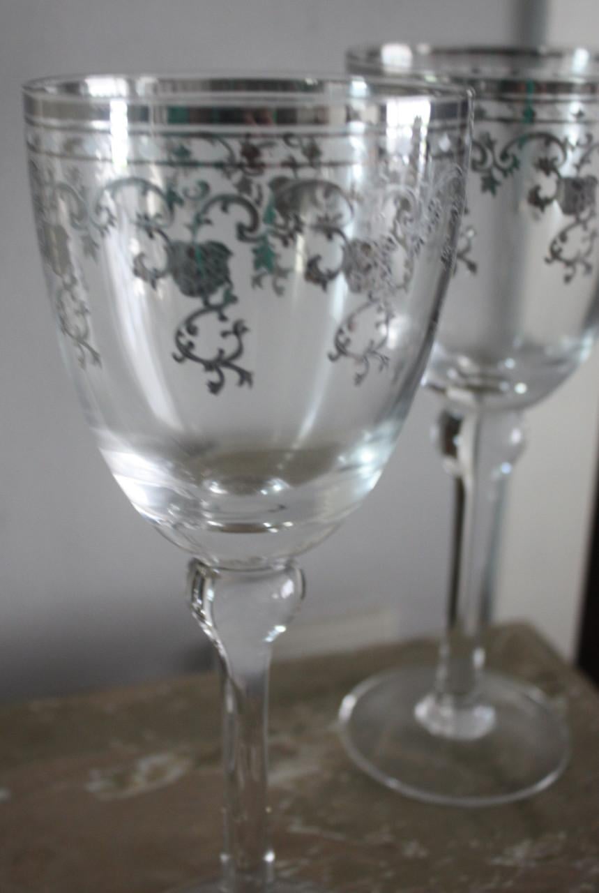 Set van 2 mooie glazen met print