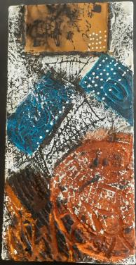 Dario Bosa: schilderij direct aan de wand