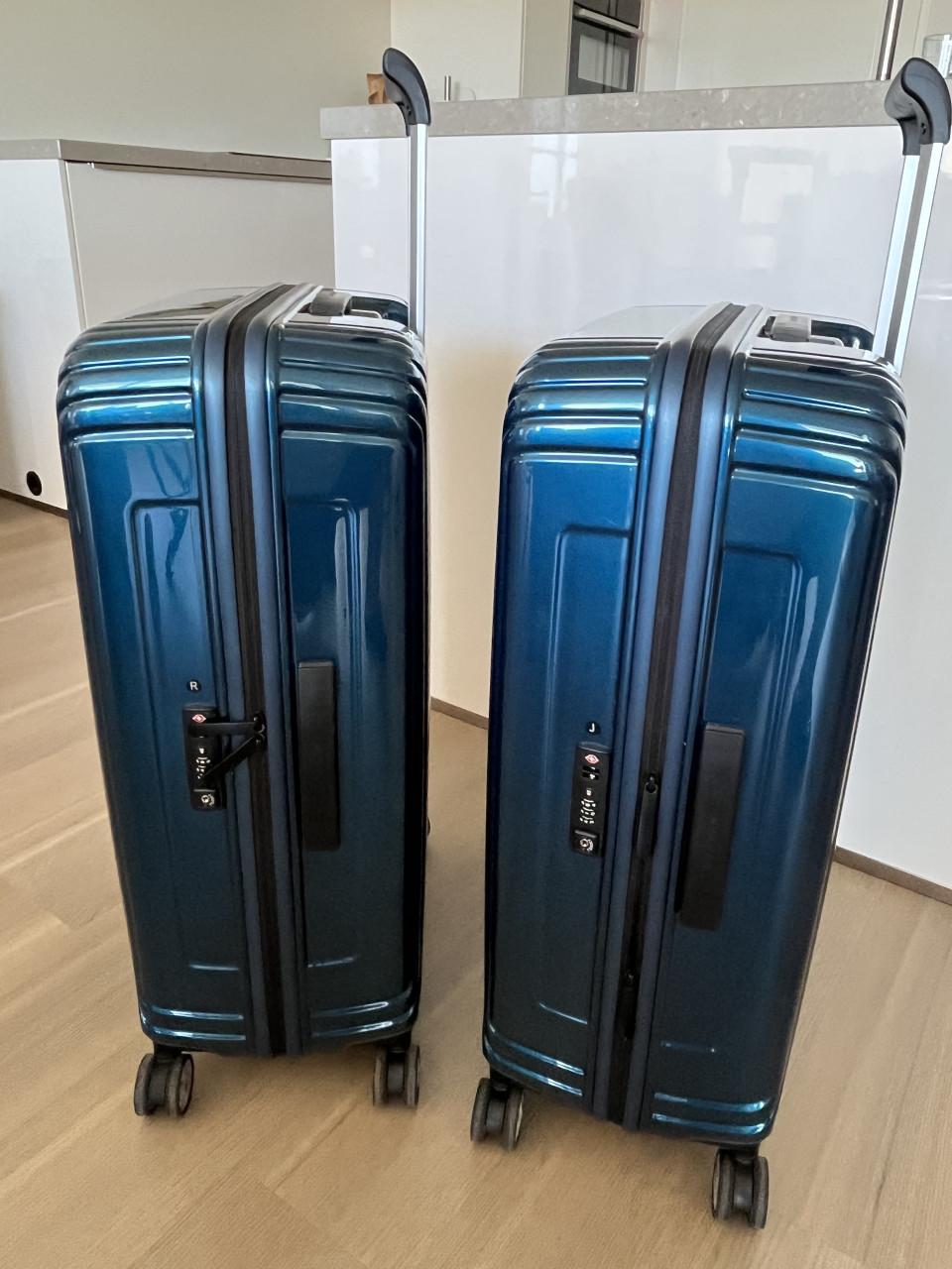 Twee Samsonite reiskoffers (69 cm) merk Neopulse (slechts 1 x gebruikt )